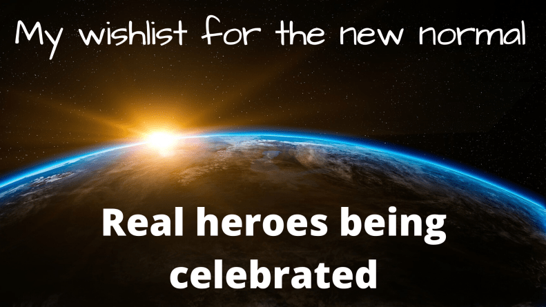 Things to add to the _New Normal_ wishlist(1)